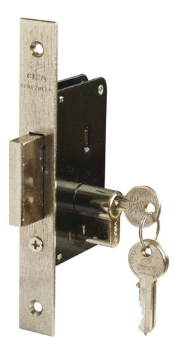 Cerradura De Seguridad 35mm Cisa De Embutir Corta Modelo 84