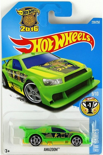 Hot Wheels Carro Amazoom 2016 Exclusivo + Obsequio