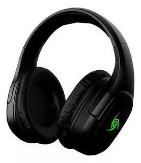 Audifono Gamer Vsg Wireless Gravity 7.1 Luz Led Verde Color Negro