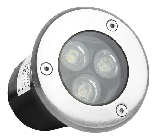 Foco Reflector Led De Piso Embutido 3 W Ip 67 / Hb Led