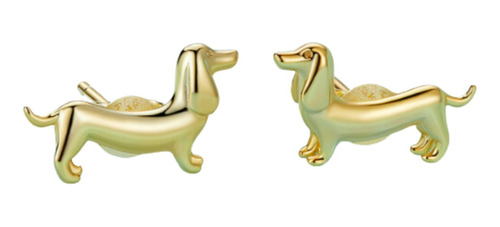 Aros Arete Perro Plata 925 Perrito Dachshund Salchicha Mujer