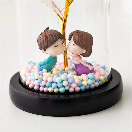 2025 Cúpula De Vidrio Decorativa Romántica Multicolor De