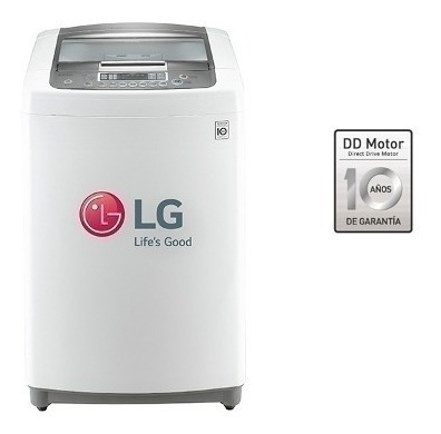 Lavadora LG 13kg T1301dpe Motor Inverter - Color Blanco .