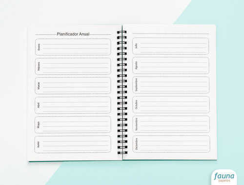 Agenda Semanal 2026 Horizontal Archivo Pdf Imprimible