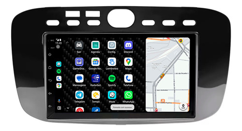Multimídia Punto 13/17 Qled 7p Android Carplay 2gb 64gb Adak