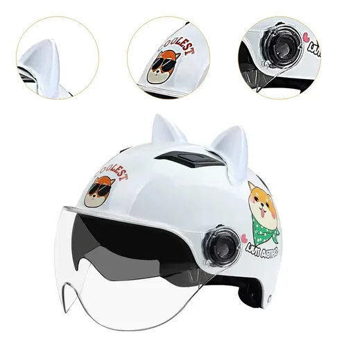 Casco De Bicicleta Eléctrica Elegante Para Mujer,