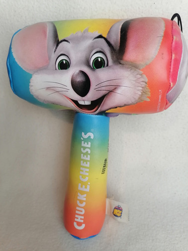 Peluche Original Martillo Chuck E Cheese Good Stuff 23cm. (Usado)