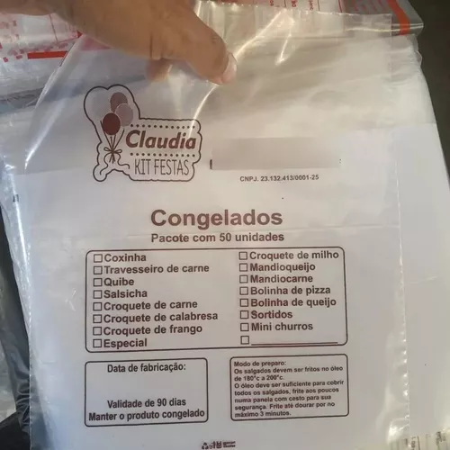 Embalagem para Salgadinho Personalizada