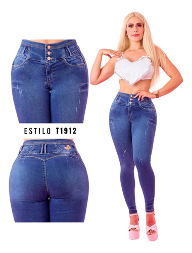 Pantalon Colombiano Peto Alto Doble Faja