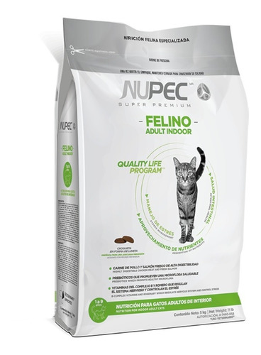 Nupec Felino Indoor Adulto - 3 Kg