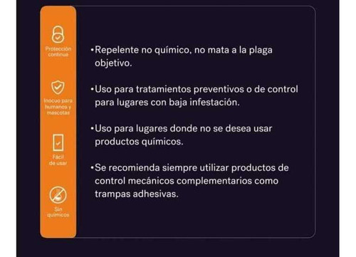 Imagen 3 de 4 de Repelente Eléctrico Para Moscas Ratones Insectos Anasac
