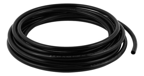 Qtqgoitem Negro 12 Mm X 8 Tubo Pu Flexible Manguera 7,5 0ab