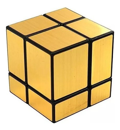 Cubo 2x2 Espejo Mirror Qiyi Dorado