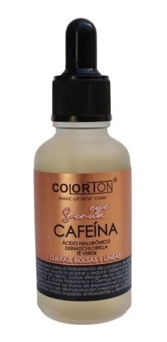 Serum Facial Cafeína Colorton Para Ojeras, Bolsas Contorno