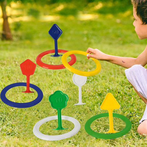 Juego De Lanzamiento De Anillos Al Aire Libre Anillos Colori