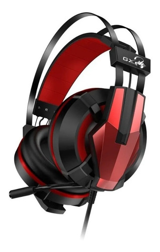 Auricular Gamer Genius Gx Gaming Hs-g710v 7.1 Vibración Usb Color Negro