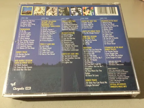 Box Ufo The Chrysalis Years 1973-1979 (5 Cds) Lacrado Import