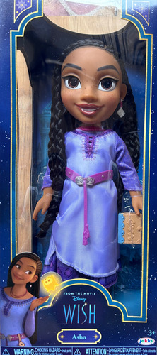 Muñeca Asha Disney Wish Set De Juego Aventurera 33 Cm Altura