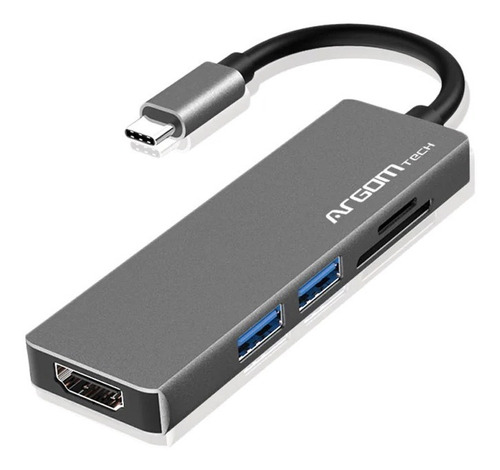 Hub Tipo C 5 En 1  Tipo C  Hdmi- Usb 3.0 Micro Sd Sd Adaptad