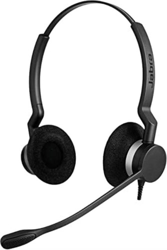 Auriculares Jabra Biz 2325 Duo Cable De Audio Profesional