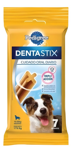 Pedigree Dentastix Snacks Perros Adultos Razas Medianas 7 Un