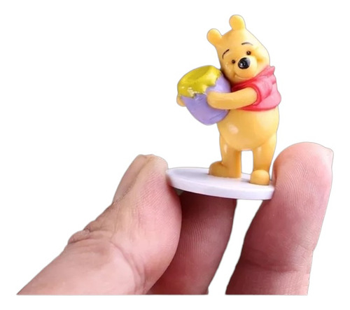Mini Figura Colección Winnie The Pooh Con Base Adorno 