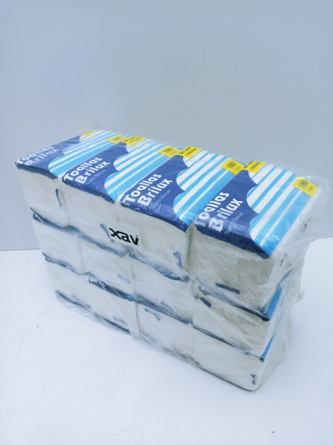Imagen 6 de 6 de Bulto 12 Toalla Toallin Mano Papel Intercal Brilux 2078 Xavi