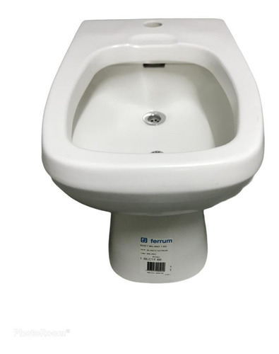 Imagen 1 de 3 de Bide Ferrum Milano 1 Agujero Bco Satinado Reposicion