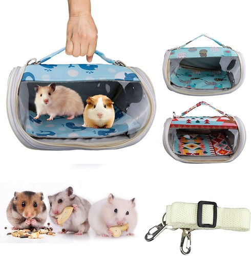 Transportador De Animales Pequeños, Hamster, Cuyos - Banooo 