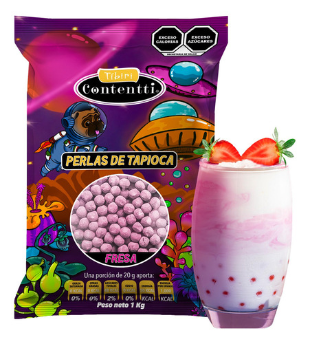 Tapioca Sabor Fresa 1/2 Kilo Tibiri Contentti