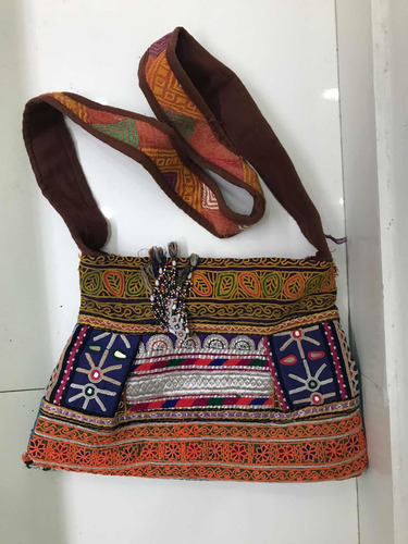 Cartera Bandolera Bordado Tailandia India Nueva Mujer Caball