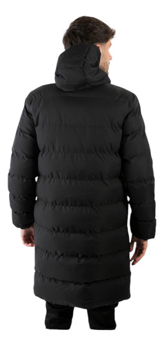 Campera Hombre Inflada Parka Larga Impermeable