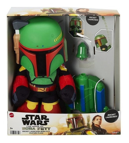 Boneco Star Wars Pelucia Boba Fett - Mattel Hhc61