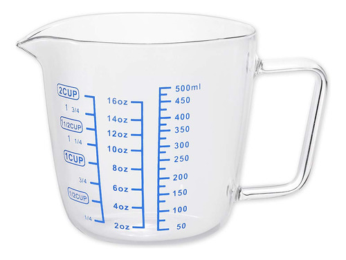 Taza Medidora Cristal Multiuso Para Liquido