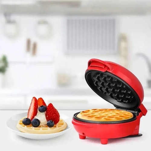 Mini Wafflera Practica De Uso Rapido