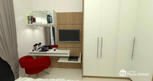 Apartamento Com 2 Dormitórios À Venda, 53 M² Por R$ 215.000,00 - Jardim Bandeirantes - Poços De Caldas/mg - Ap0824