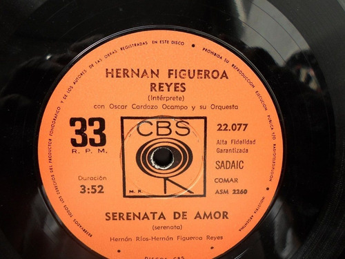 Hernan Figueroa Reyes Disculpe Serenata De Amor Cardozo Oc 