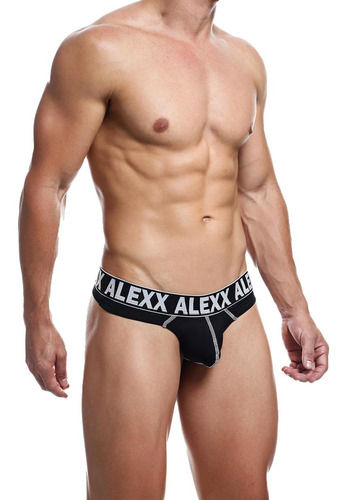 Imagen 2 de 4 de Brasilera Thong Ropa Interior Para Hombre - Alexx Underwear