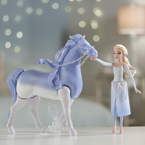 Muñeca Frozen 2 Elsa Y Nokk Aventuras Acuáticos Caballo Agua