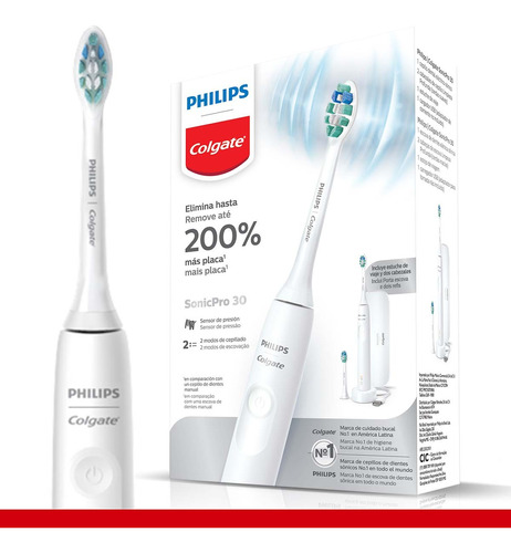 Cepillo De Dientes Eléctrico Philips Colgate Sonicpro 30