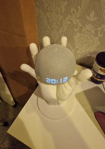 Base Soporte Para Alexa Echo Dot 4ta & 5ta Generación Mano