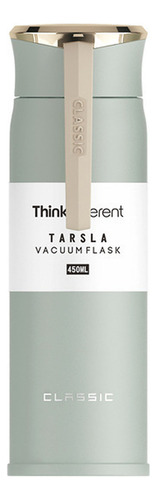 Termo / Botella De Agua Termica Premium - Acero Inoxidable 450 Ml - Marca Think Differente - Color Verde