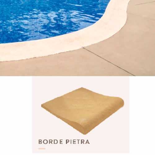 Borde Pileta Razzante Pietra Piso Atermico Piscina Premium