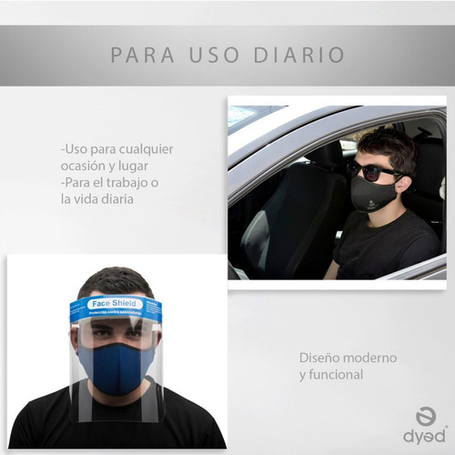 Mascarilla Cubreboca Lavable Masculino Diferentes Colores