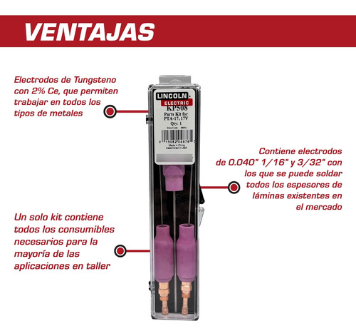 Antorcha Tig 150amp, 7.5mts, Flexible Pta-17f Magnum