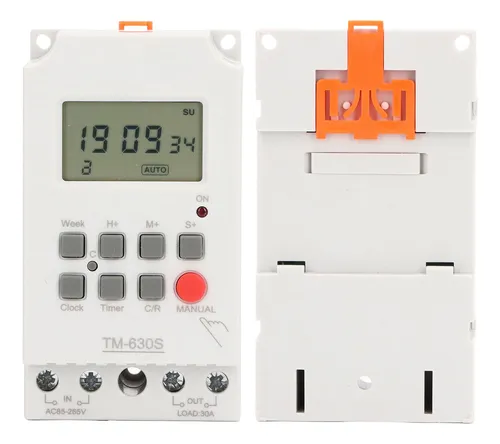 Temporizador Digital Abs Con Ajuste De Segundos, Programable
