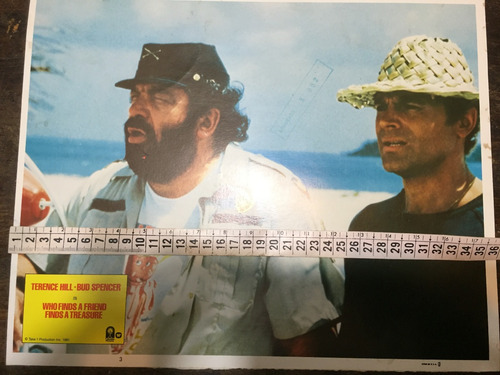 Poster Nº 2 -quien Encuentra Un Amigo ...bud Spencer T Hill (Usado)