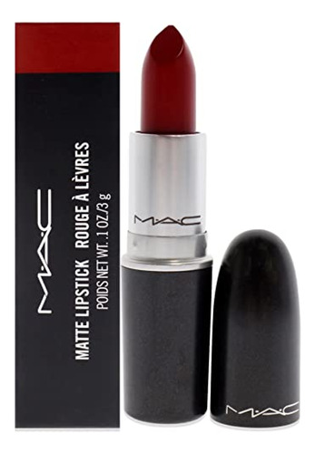 Lápiz Labial Mate Mac Rojo Ruso, 0.10 Onzas