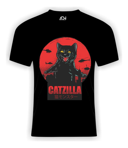 Remera Gato Catzilla / Anime / Zona Sur