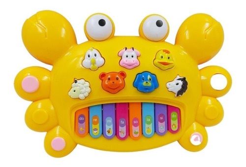 Piano Musical Interactivo Con Sonido Luces Para Bebes